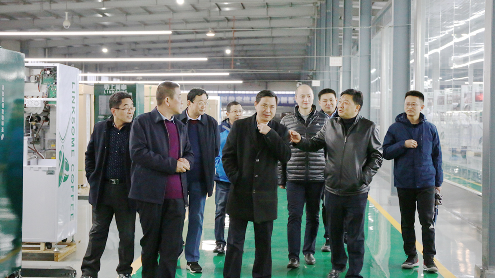 六安市开发区主任陪同省直领导考察调研必一运动集团